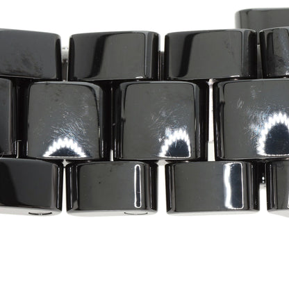 CHANEL J12 1.5" Double Diamond Bezel Watches H0950 Ceramic/Ceramic mens