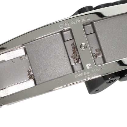 CHANEL J12 1.5" Double Diamond Bezel Watches H0950 Ceramic/Ceramic mens