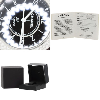 CHANEL J12 1.5" Double Diamond Bezel Watches H0950 Ceramic/Ceramic mens
