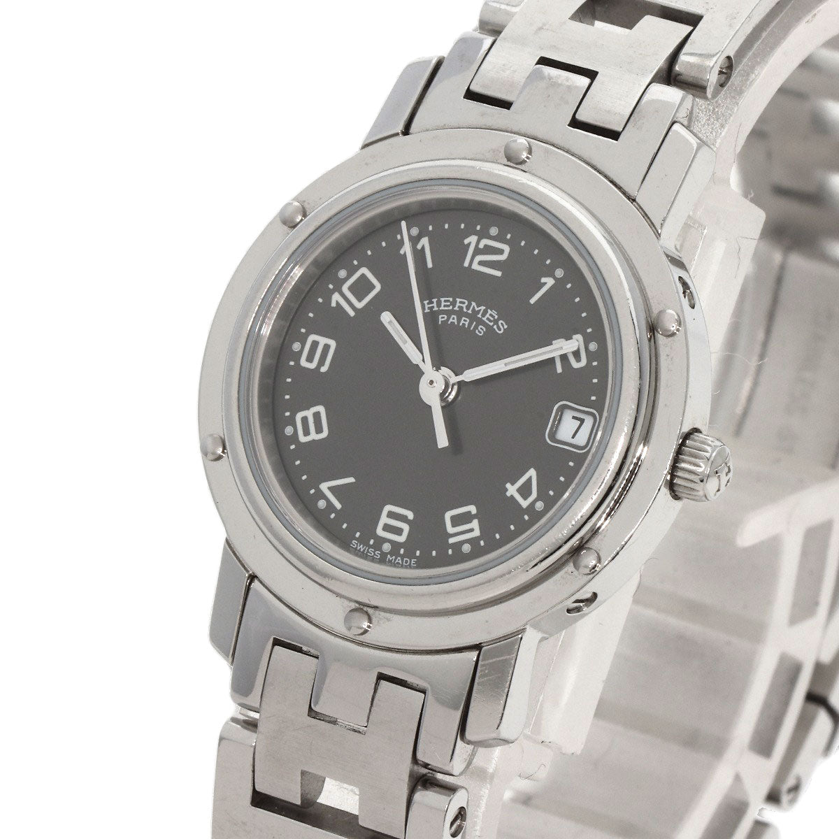 HERMES Clipper Watches CL4.210 Stainless Steel/Stainless Steel Ladies