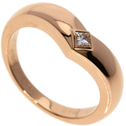 CARTIER   Ring Triandre 1P Diamond K18 Pink Gold Ladies