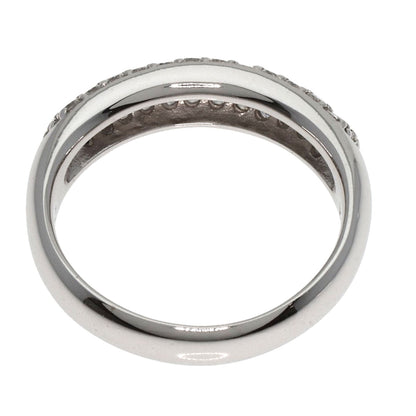Ponte Vecchio Diamond Ring K18 White Gold Ladies [Used]