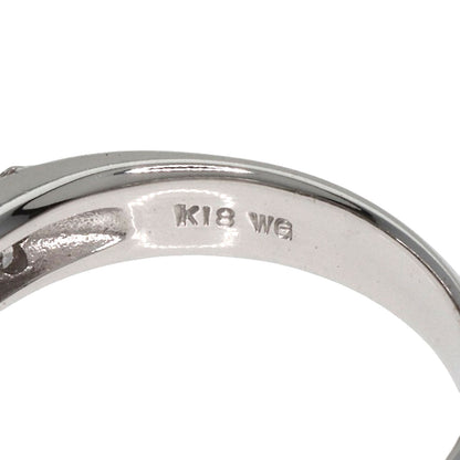 Ponte Vecchio Diamond Ring K18 White Gold Ladies [Used]