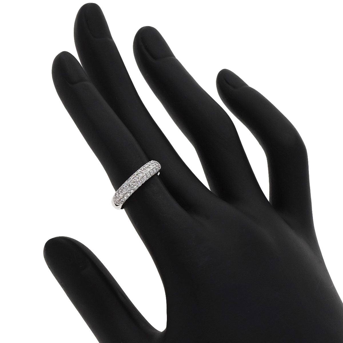 Ponte Vecchio Diamond Ring K18 White Gold Ladies [Used]