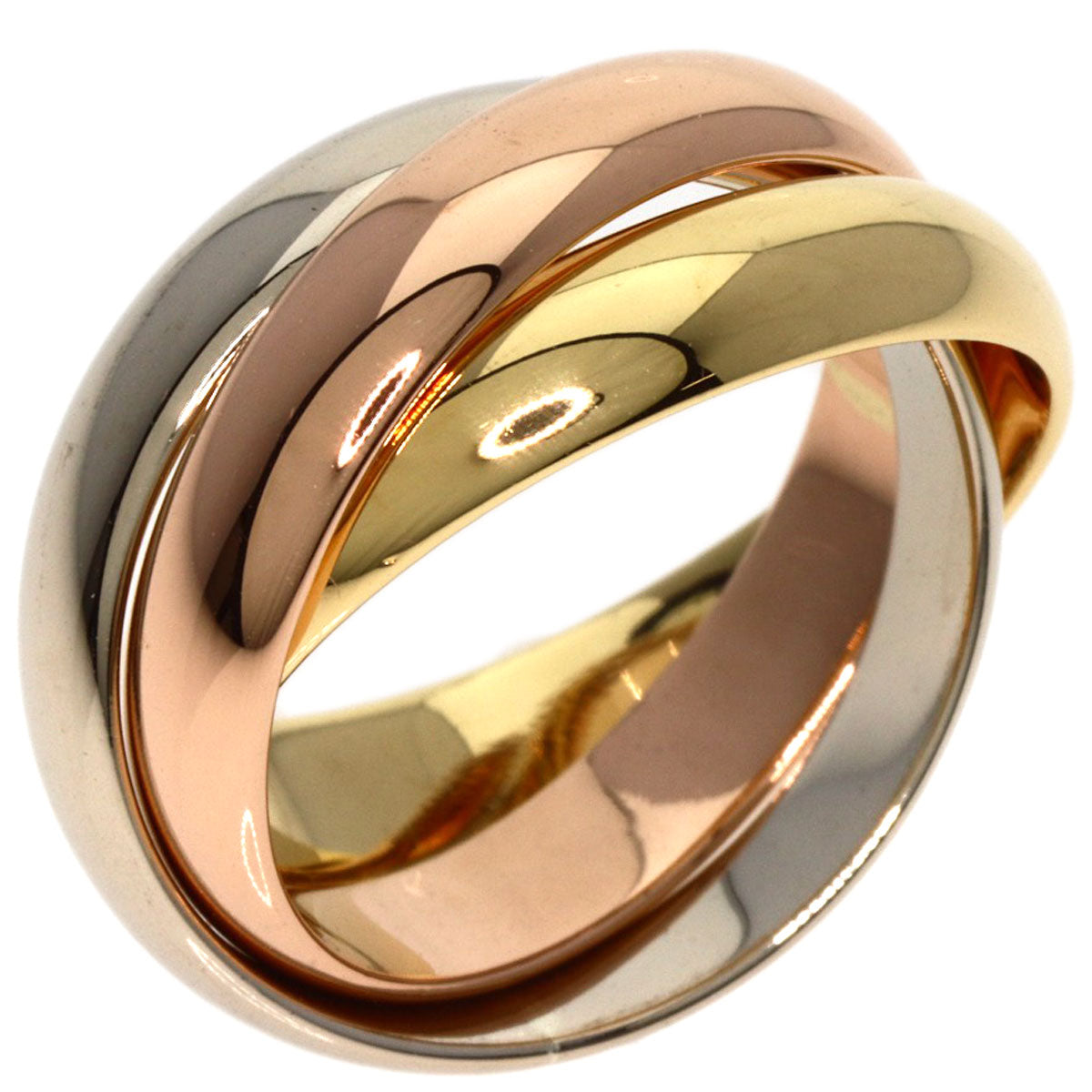 CARTIER   Ring Trinity K18 Yellow Gold 18K Pink GoldLadies