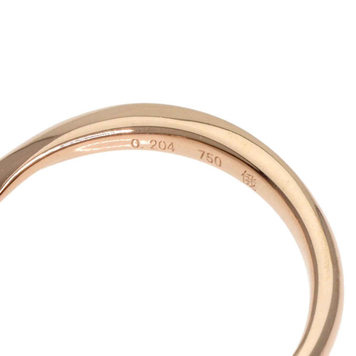 NIWAKA   Ring 1P Diamond K18 Pink Gold Ladies