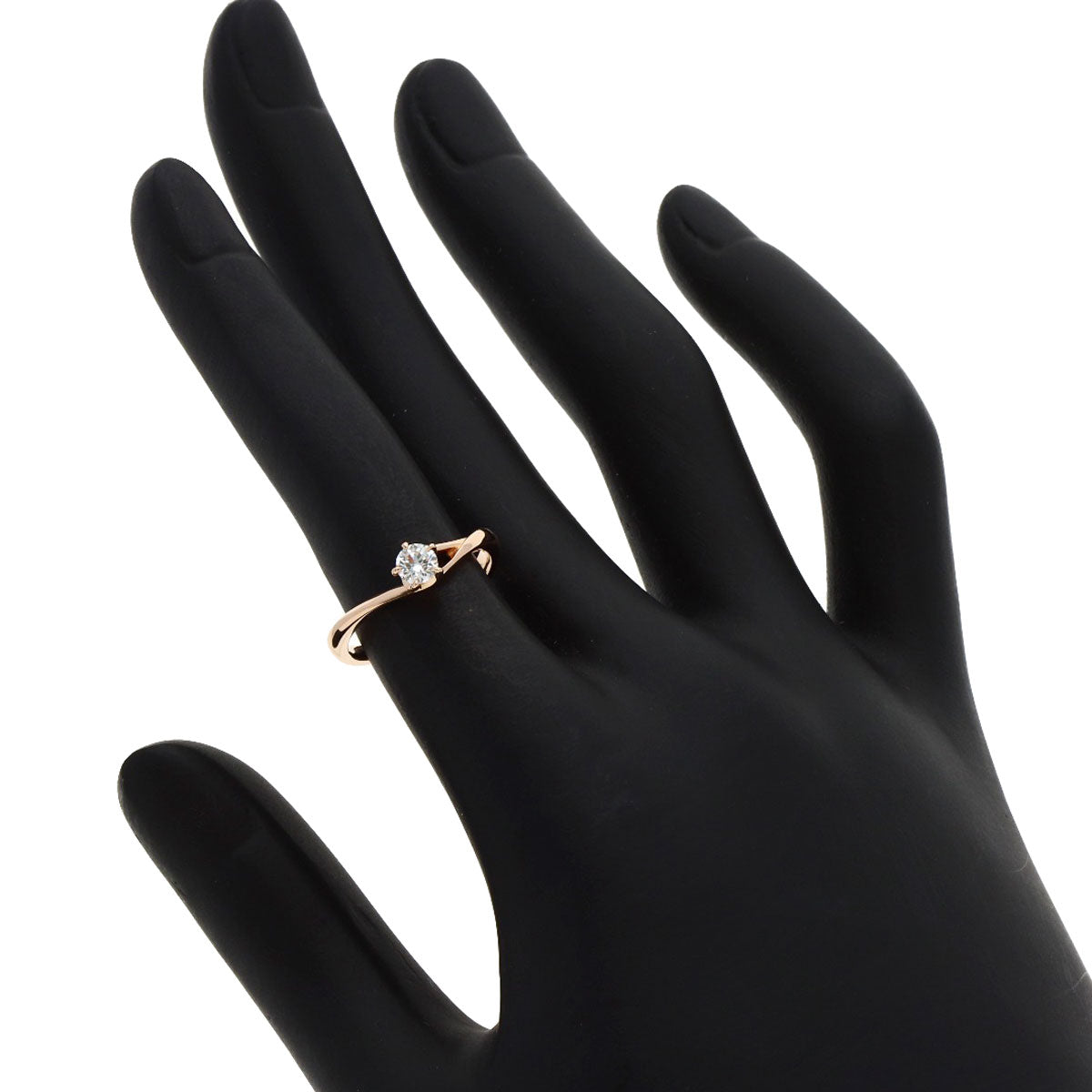 NIWAKA   Ring 1P Diamond K18 Pink Gold Ladies