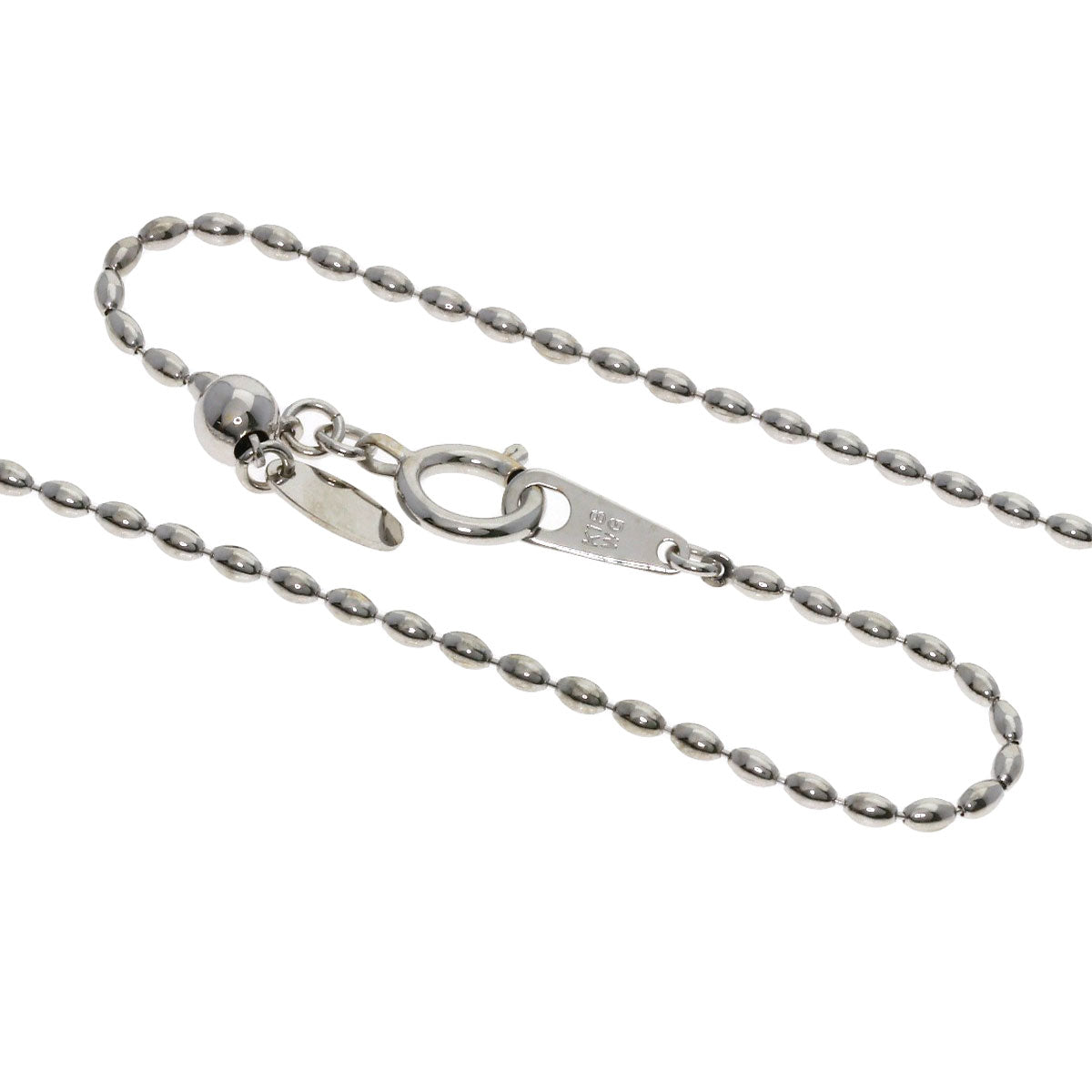 Jeunet Sapphire Diamond Necklace K18 White Gold Ladies [Used]