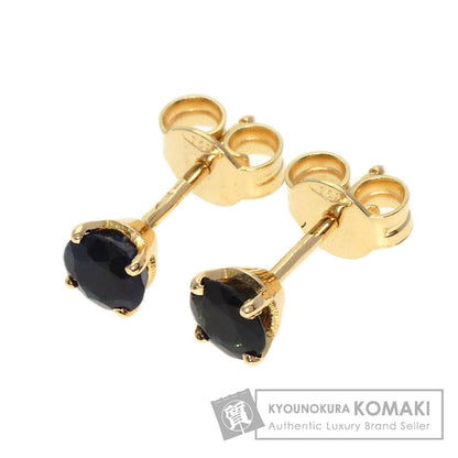 sapphire earring K18 Yellow Gold  1.3g　Ladies