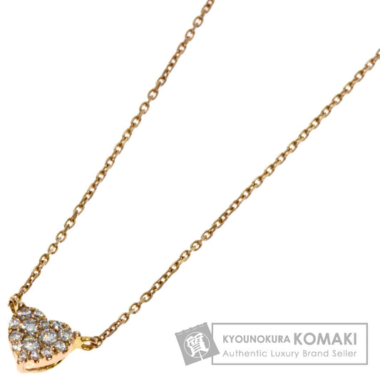 Ponte Vecchio   Necklace Heart Diamond K18 Pink Gold Ladies