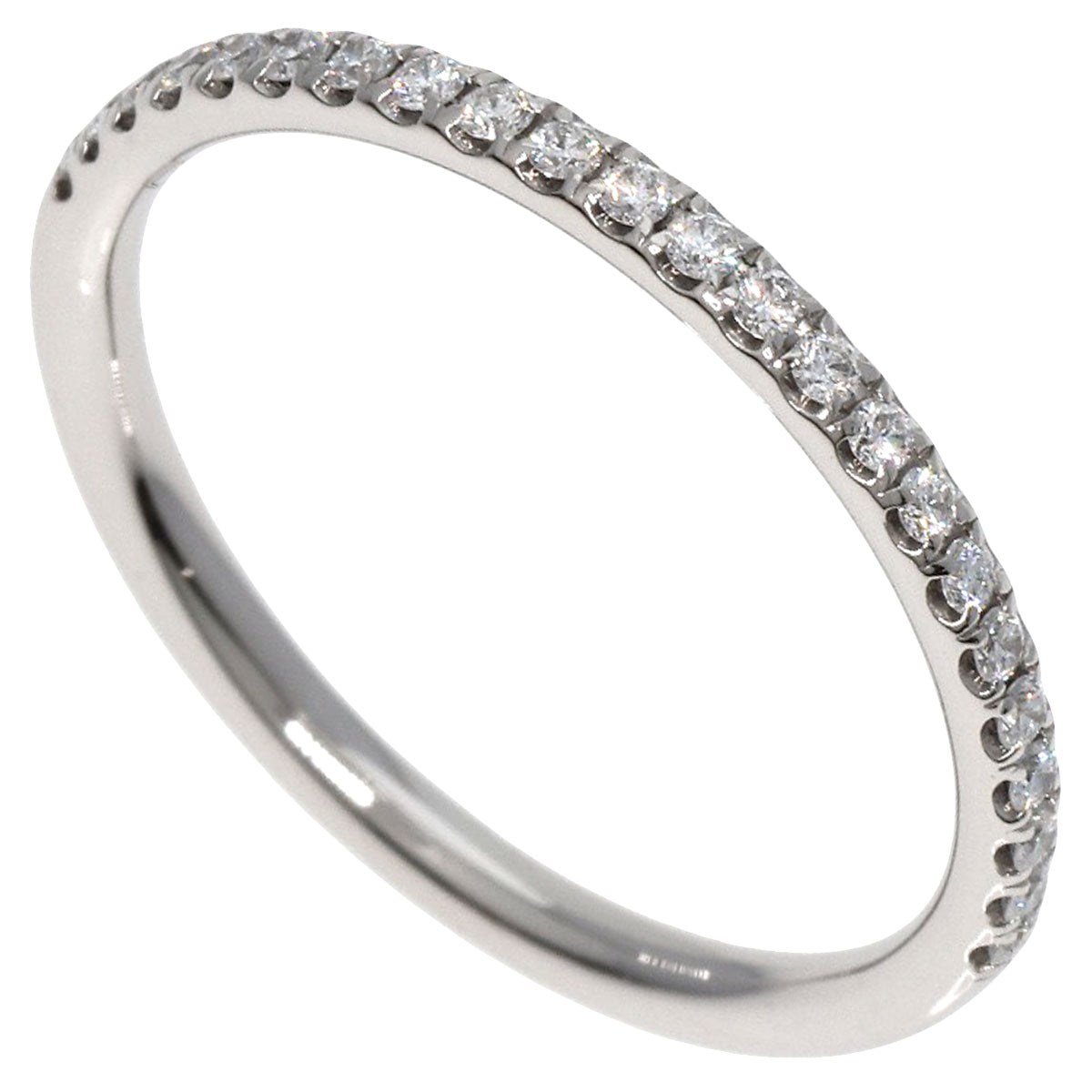 HARRY WINSTON   Ring Half eternity Diamond Platinum PT950 Ladies