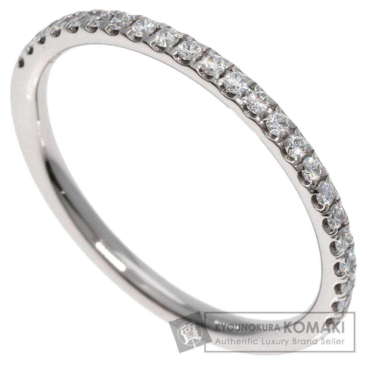 HARRY WINSTON   Ring Half eternity Diamond Platinum PT950 Ladies