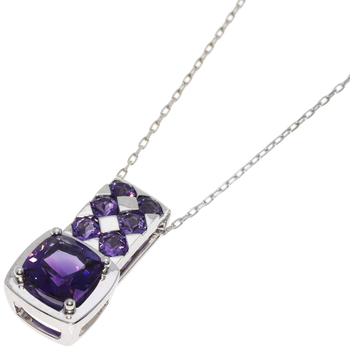 TASAKI   Necklace Amethyst K18 White Gold Ladies