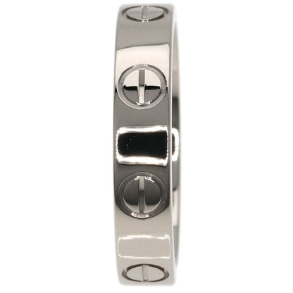 CARTIER mini love ring wedding #47 Ring K18 White Gold Ladies [Used]