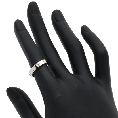 CARTIER mini love ring wedding #47 Ring K18 White Gold Ladies [Used]