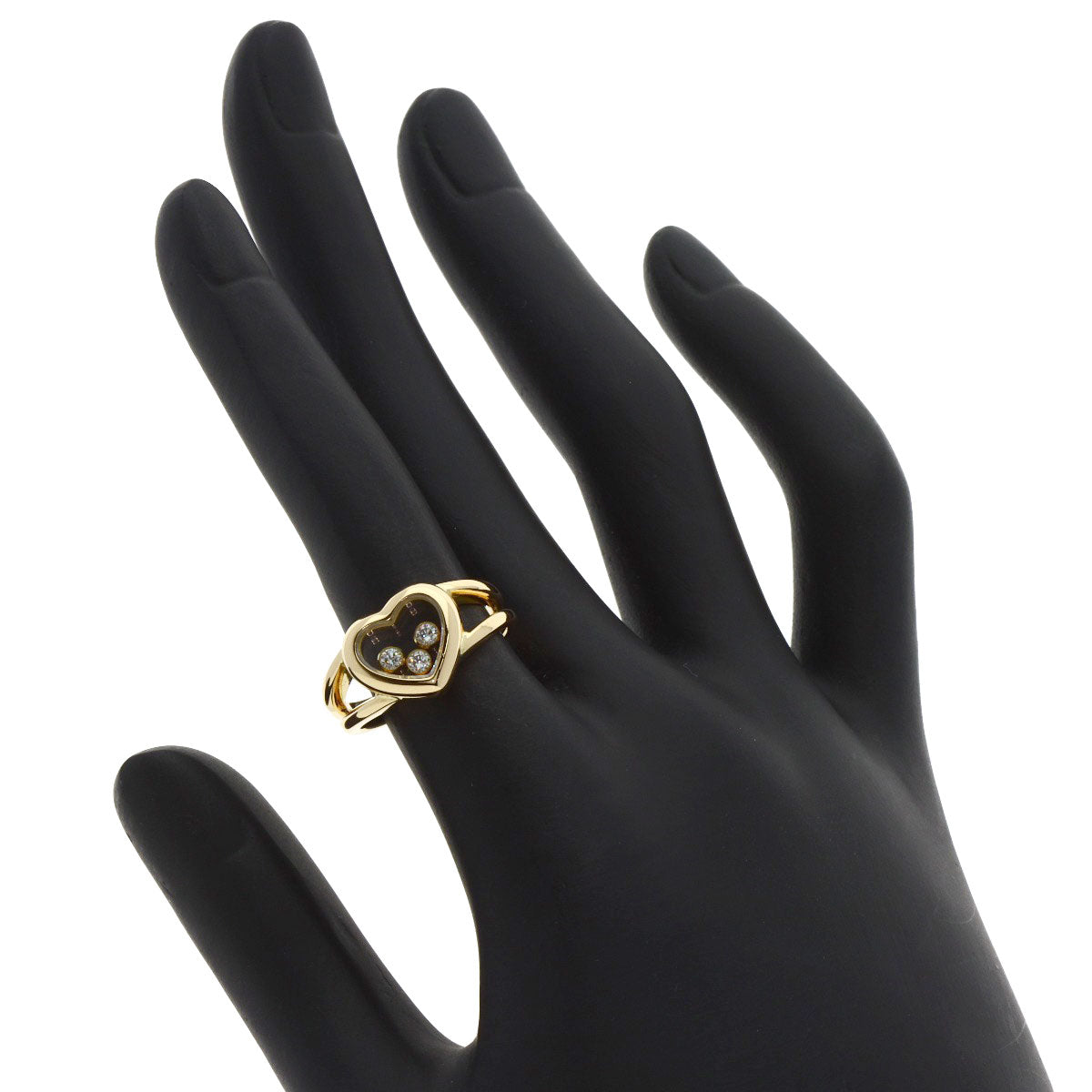 Chopard   Ring Happy diamond K18 Yellow Gold Ladies