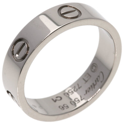 CARTIER   Ring love ring #56 K18 White Gold Ladies