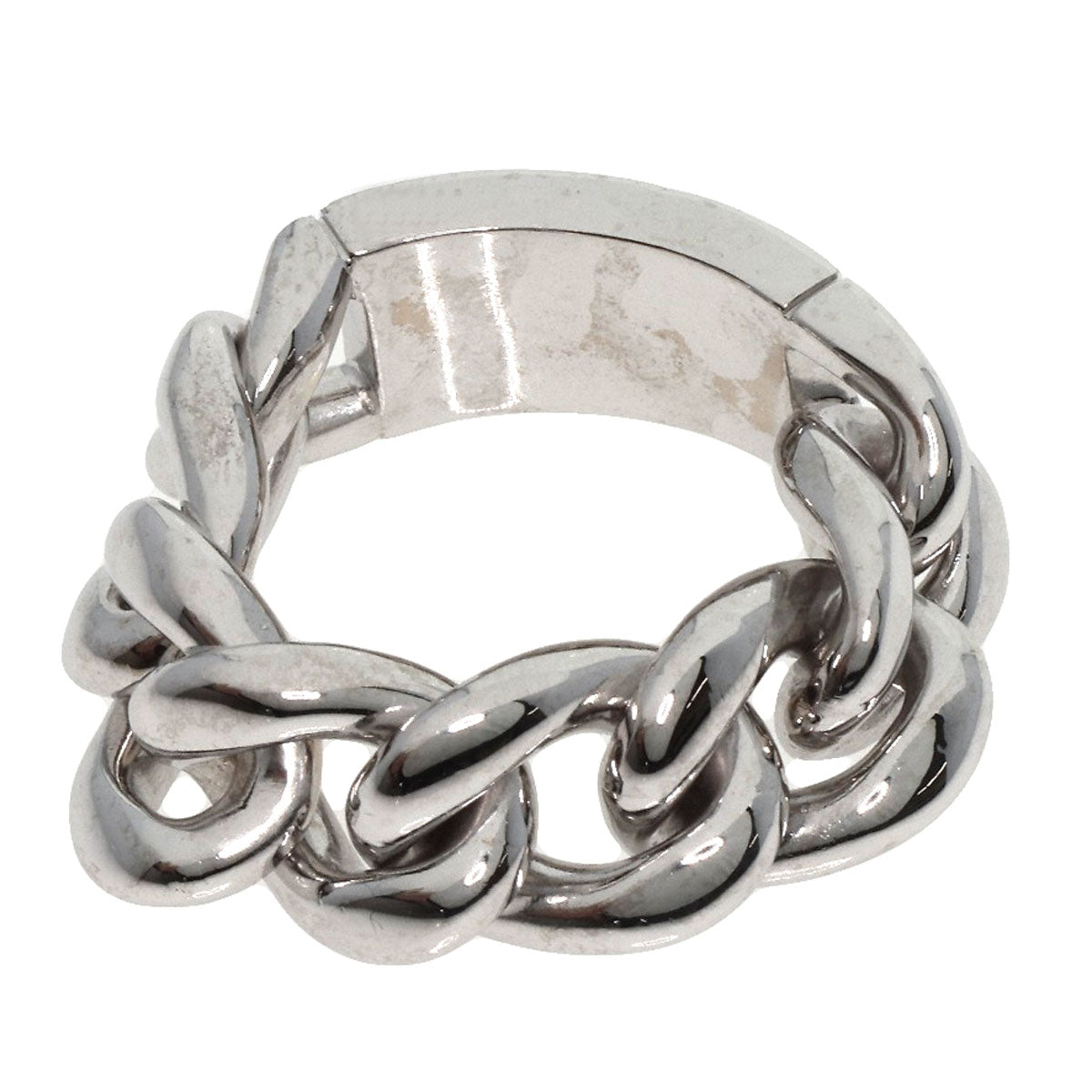 Dior   Ring Gormet de Dior Large Chain #57 K18 White Gold Ladies