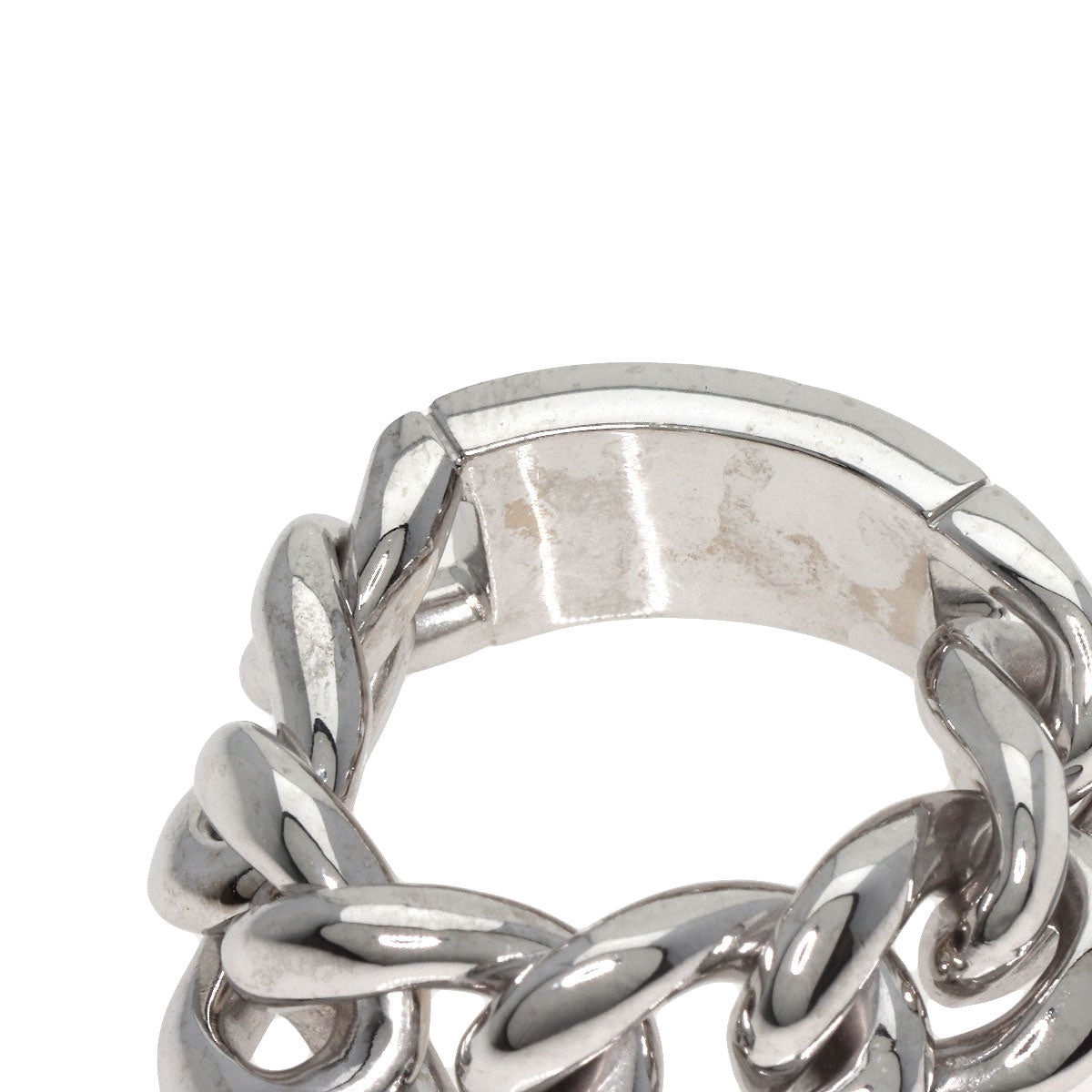 Dior   Ring Gormet de Dior Large Chain #57 K18 White Gold Ladies