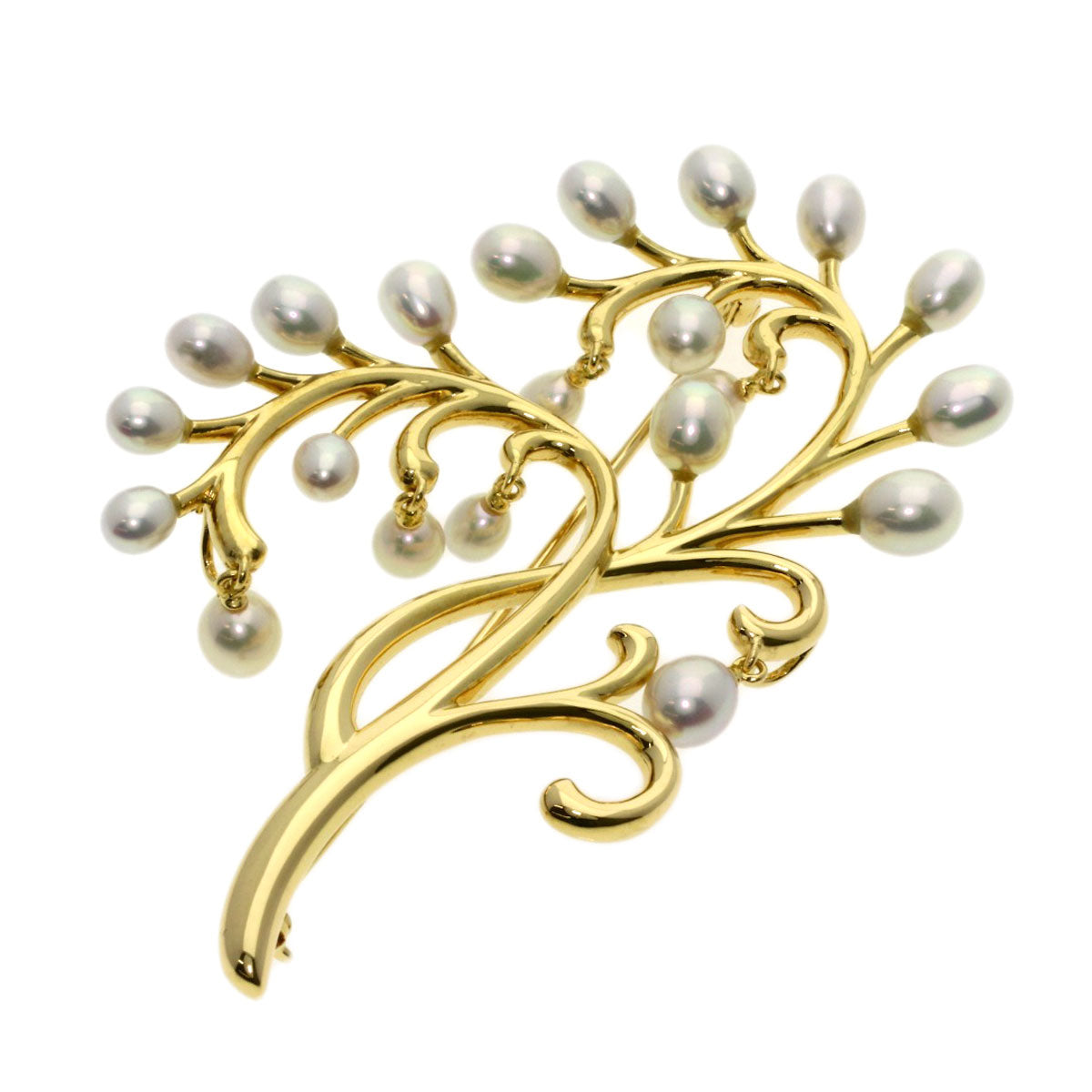 TASAKI   Brooch Pearl Pearl K18 Yellow Gold Ladies