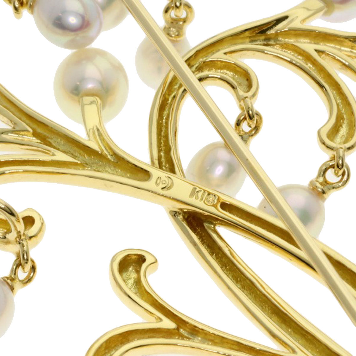 TASAKI   Brooch Pearl Pearl K18 Yellow Gold Ladies
