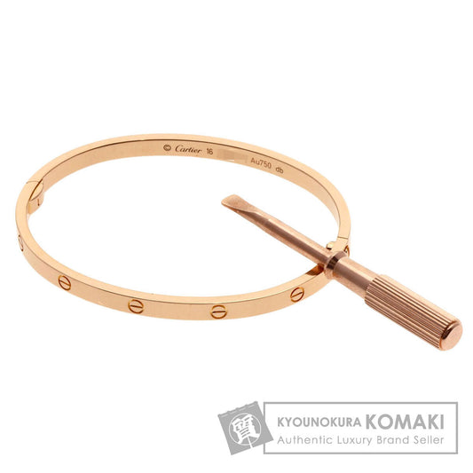 CARTIER   Bracelet LOVE Bracelets SM with Driver #16 K18 Pink Gold Ladies