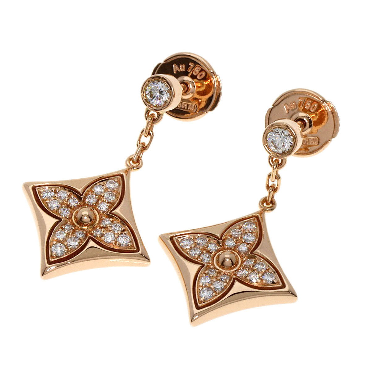 LOUIS VUITTON   earring Star Blossom BB K18 Pink Gold Ladies