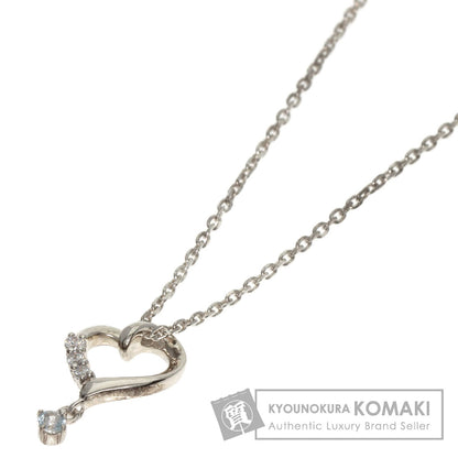 4℃   Necklace Clear stone Silver Ladies