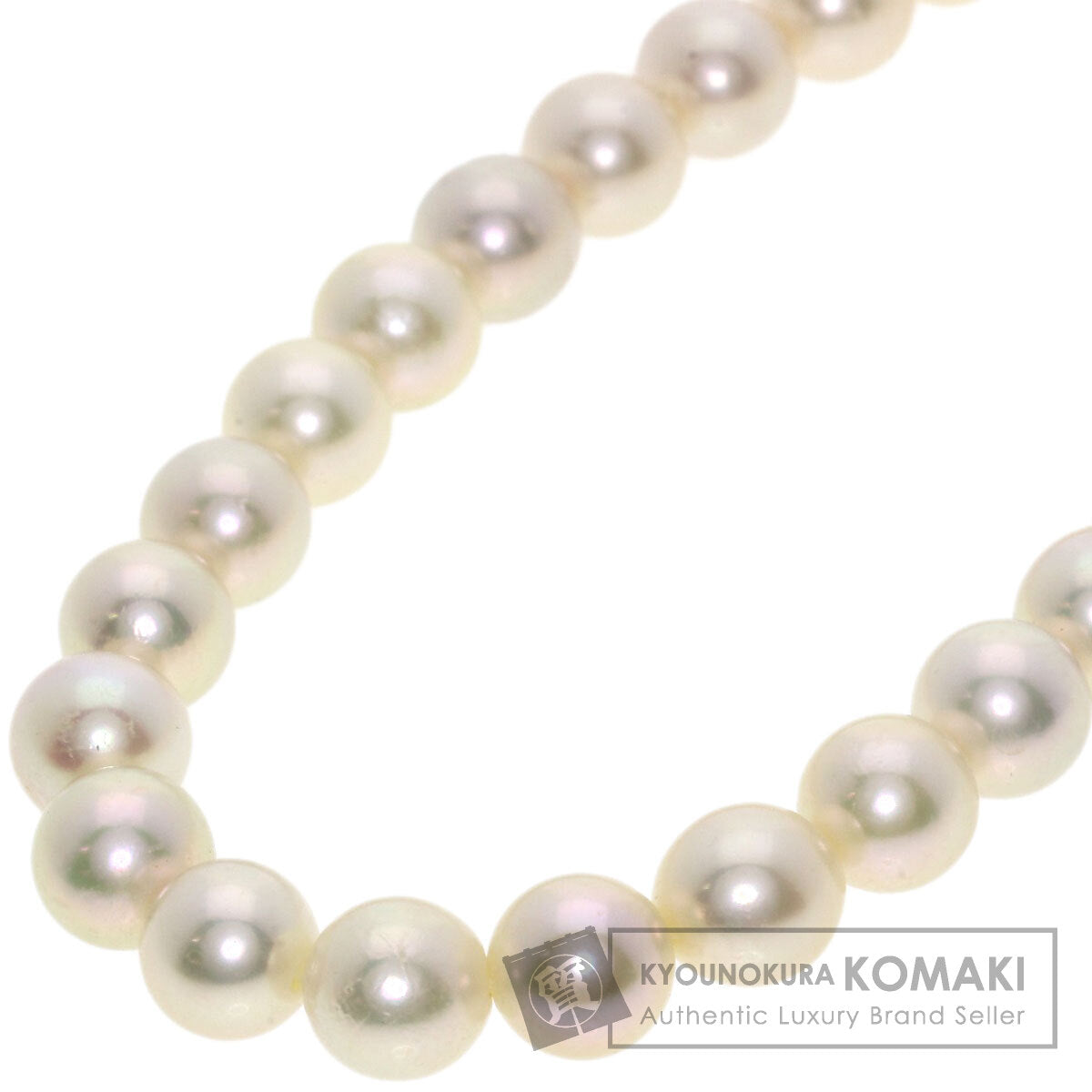 Akoya pearl Pearl Necklace Silver  28.9g　Ladies