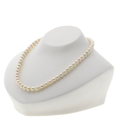 Akoya pearl Pearl Necklace Silver  28.9g　Ladies