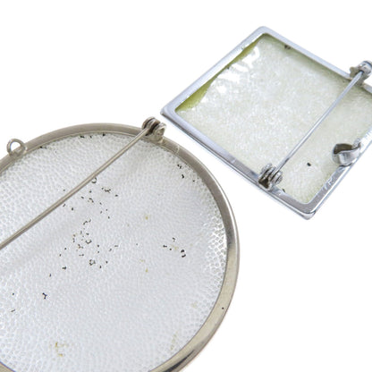 9-piece set Brooch Metal SV 19.3g　Ladies