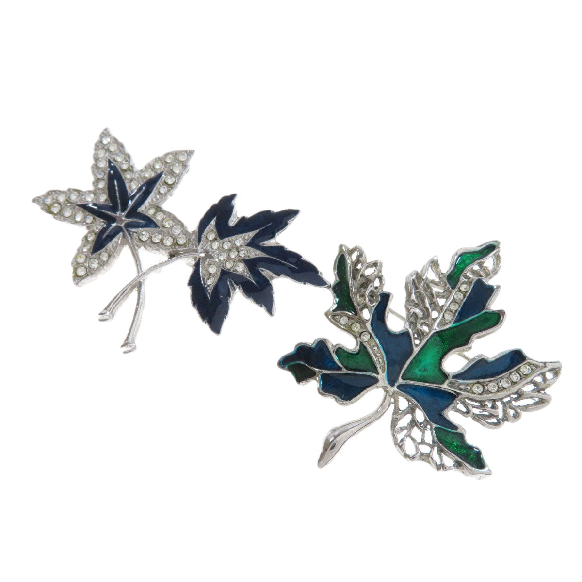 9-piece set Brooch Metal SV 19.3g　Ladies