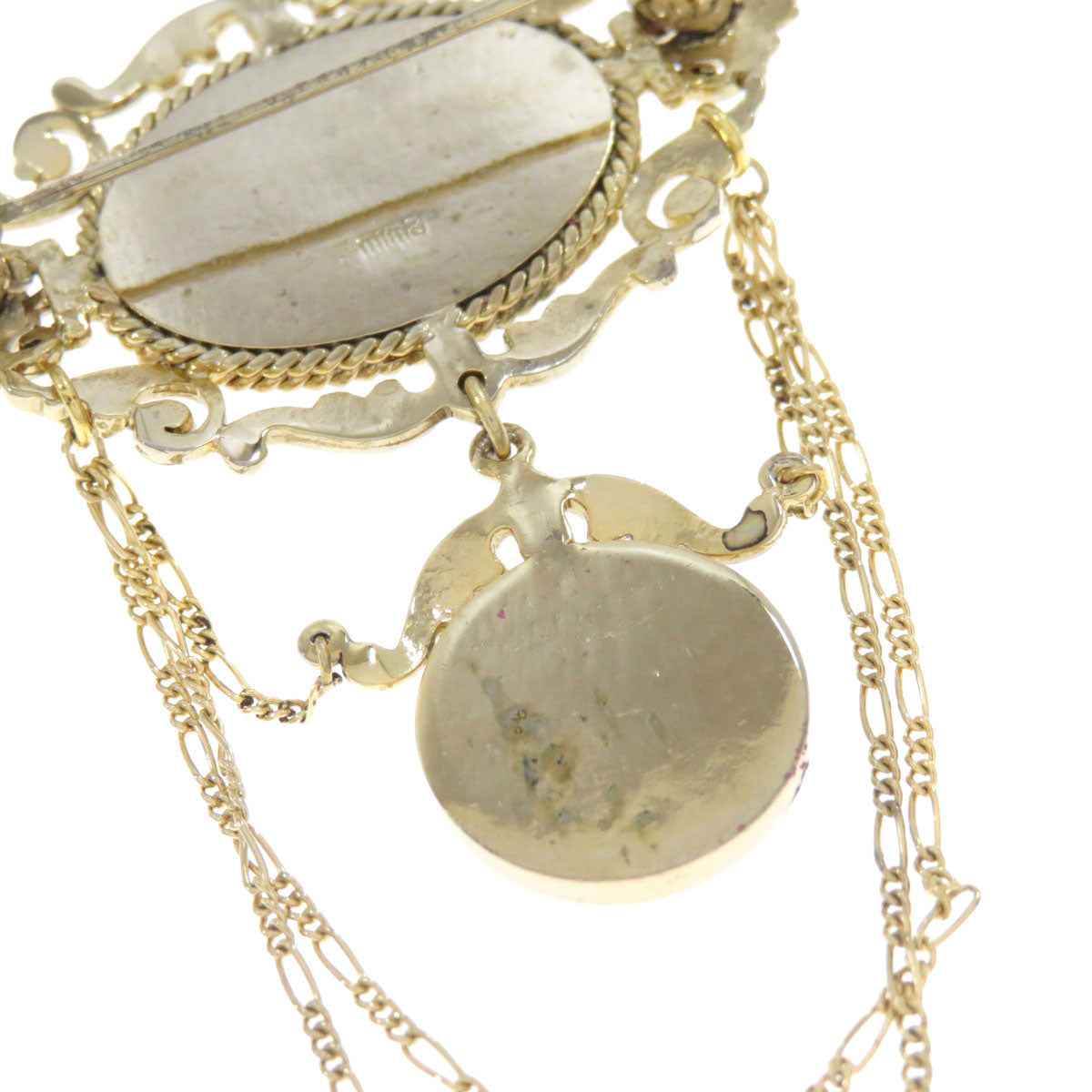 9-piece set Brooch Metal SV 19.3g　Ladies