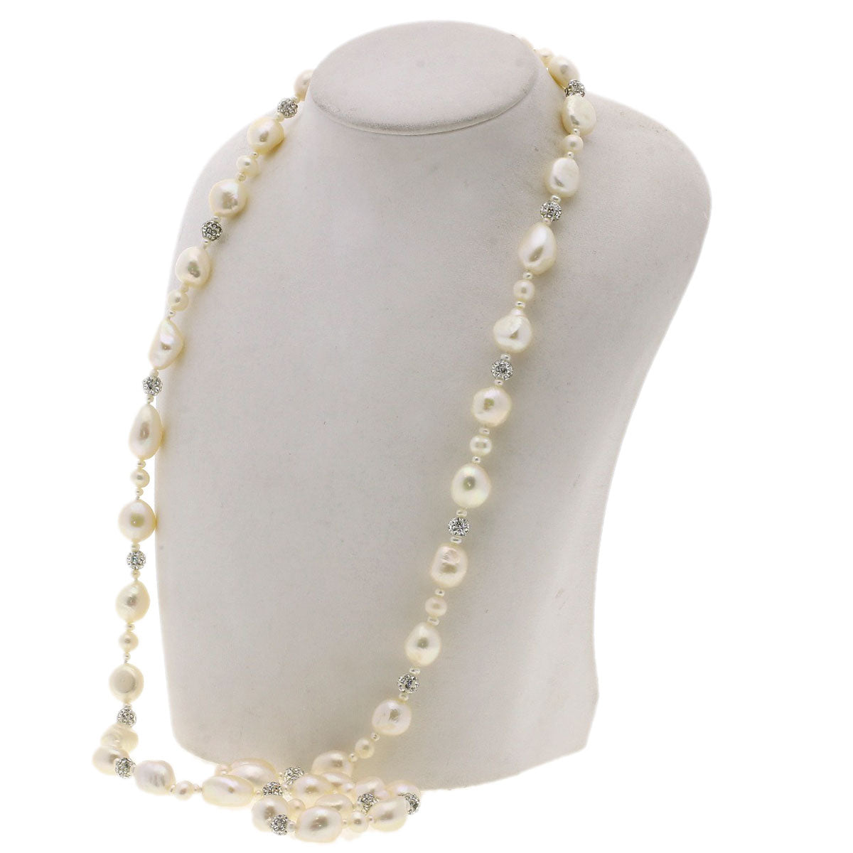 Freshwater Pearl Pearl Necklace Stainless Steel 88.5g　Ladies