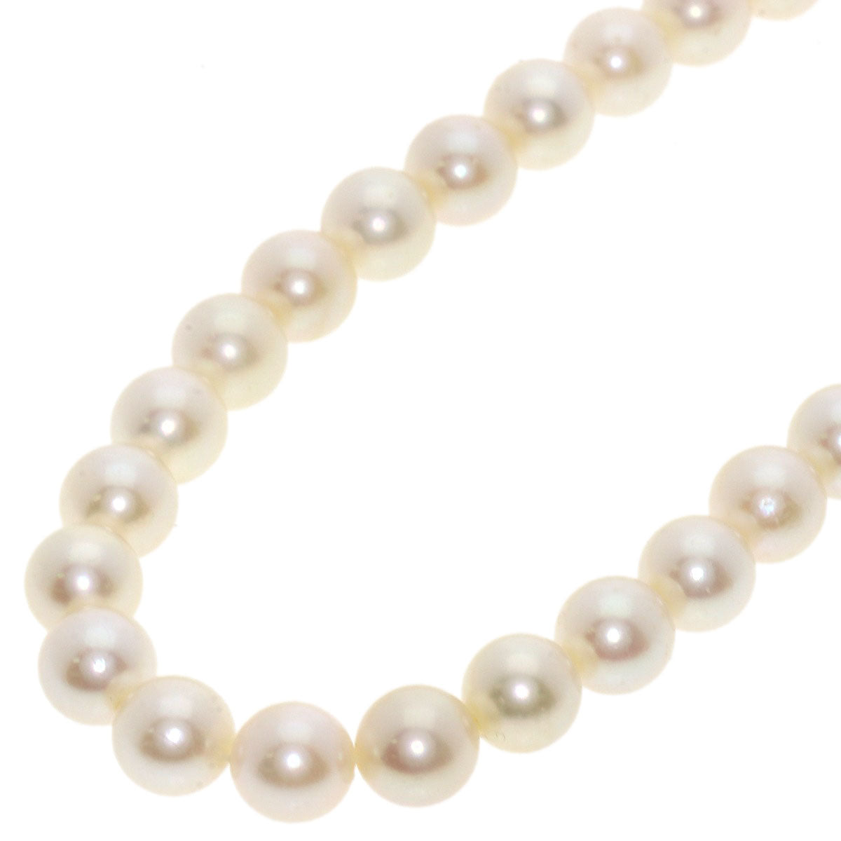 Akoya pearl Pearl Necklace Silver  25.6g　Ladies