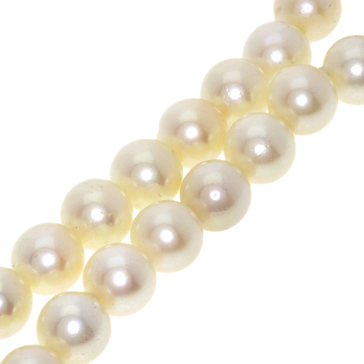 Akoya pearl Pearl Necklace Silver  25.6g　Ladies