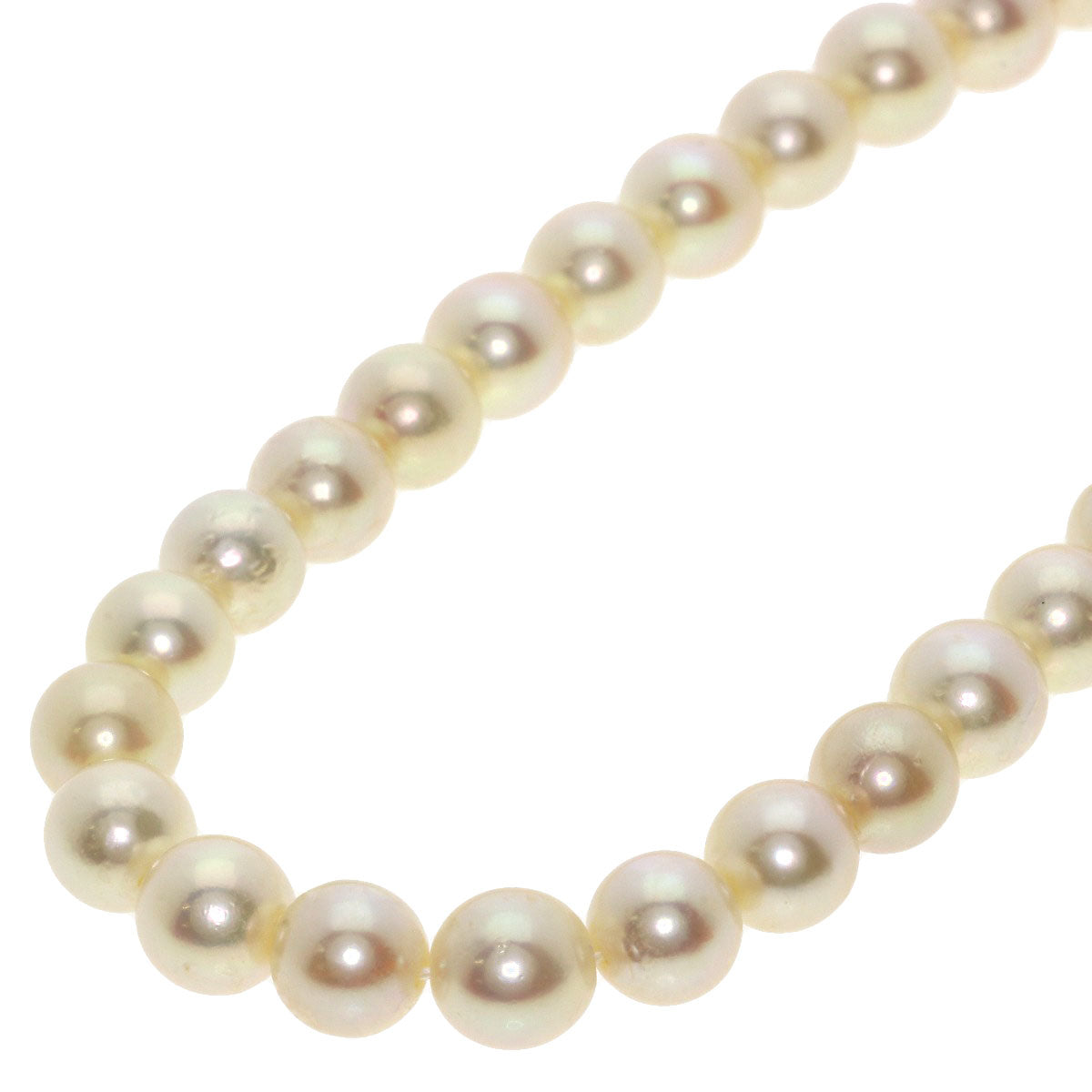 Akoya pearl Pearl Necklace Silver  29g　Ladies