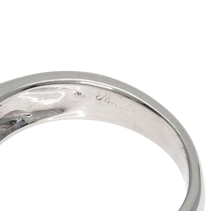 Pearl Pearl Diamond Ring K18 White Gold  7.8g　Ladies