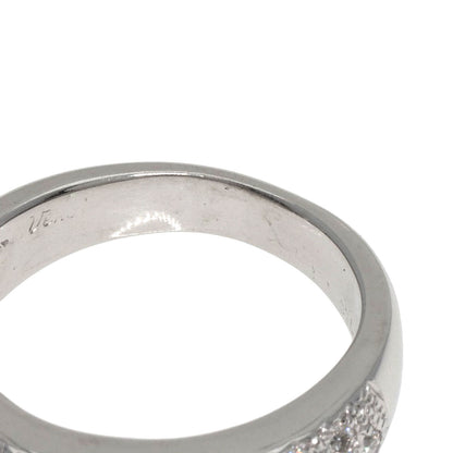 Pearl Pearl Diamond Ring K18 White Gold  7.8g　Ladies