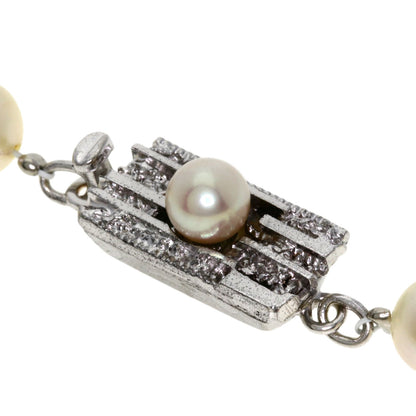 Akoya pearl Pearl Necklace Silver  39.7g　Ladies