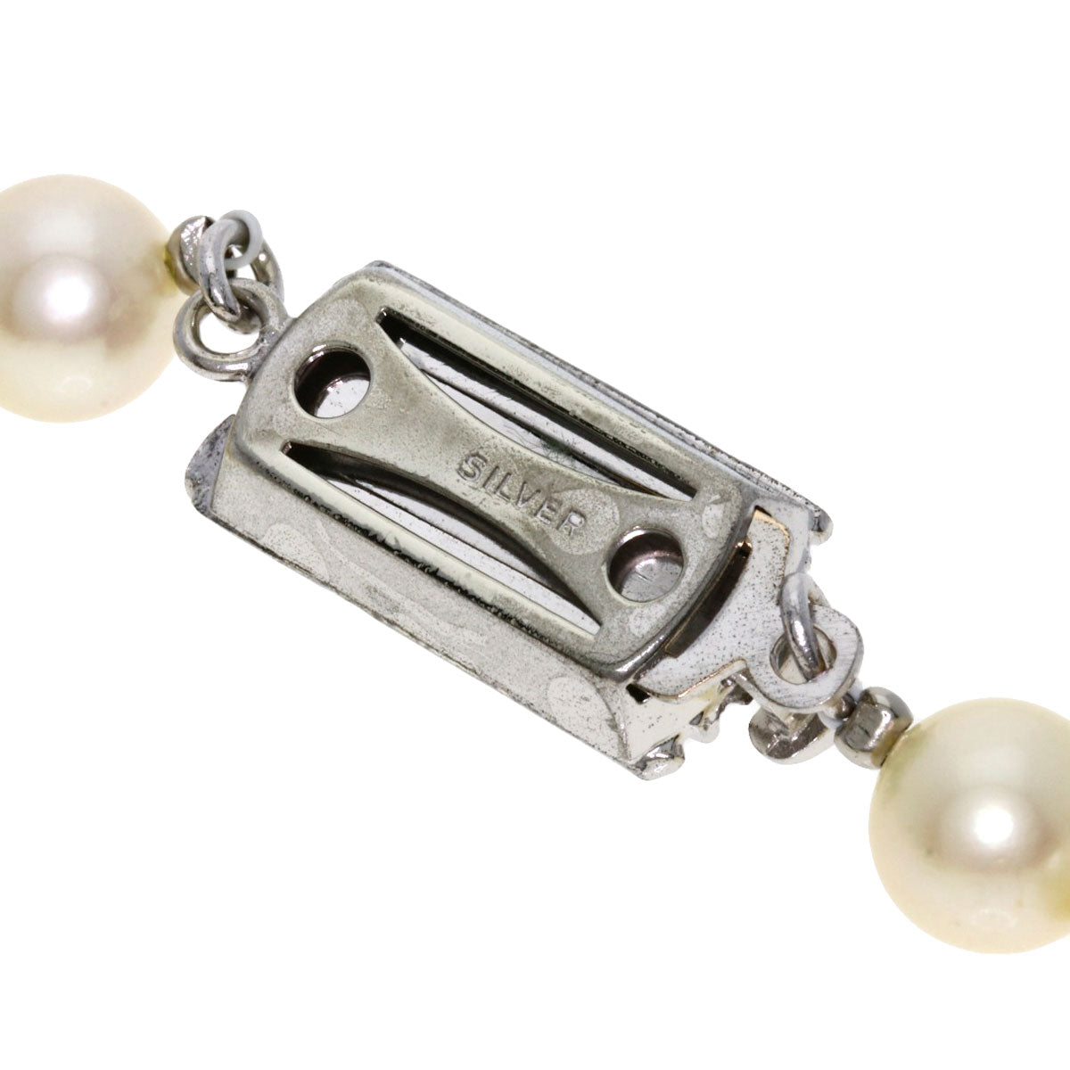 Akoya pearl Pearl Necklace Silver  39.7g　Ladies