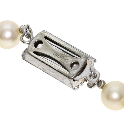Akoya pearl Pearl Necklace Silver  39.7g　Ladies