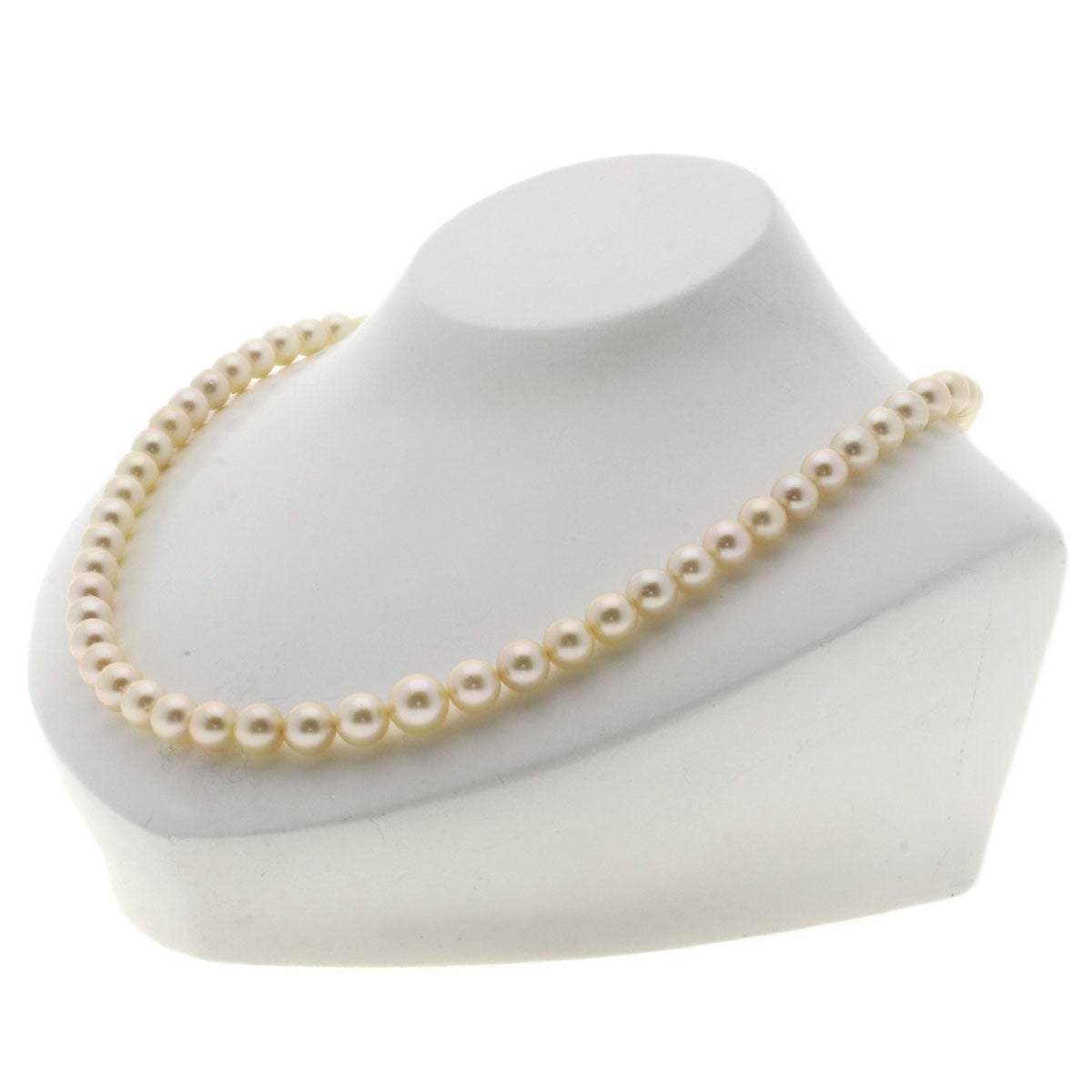 Akoya pearl Pearl Necklace Silver  39.7g　Ladies