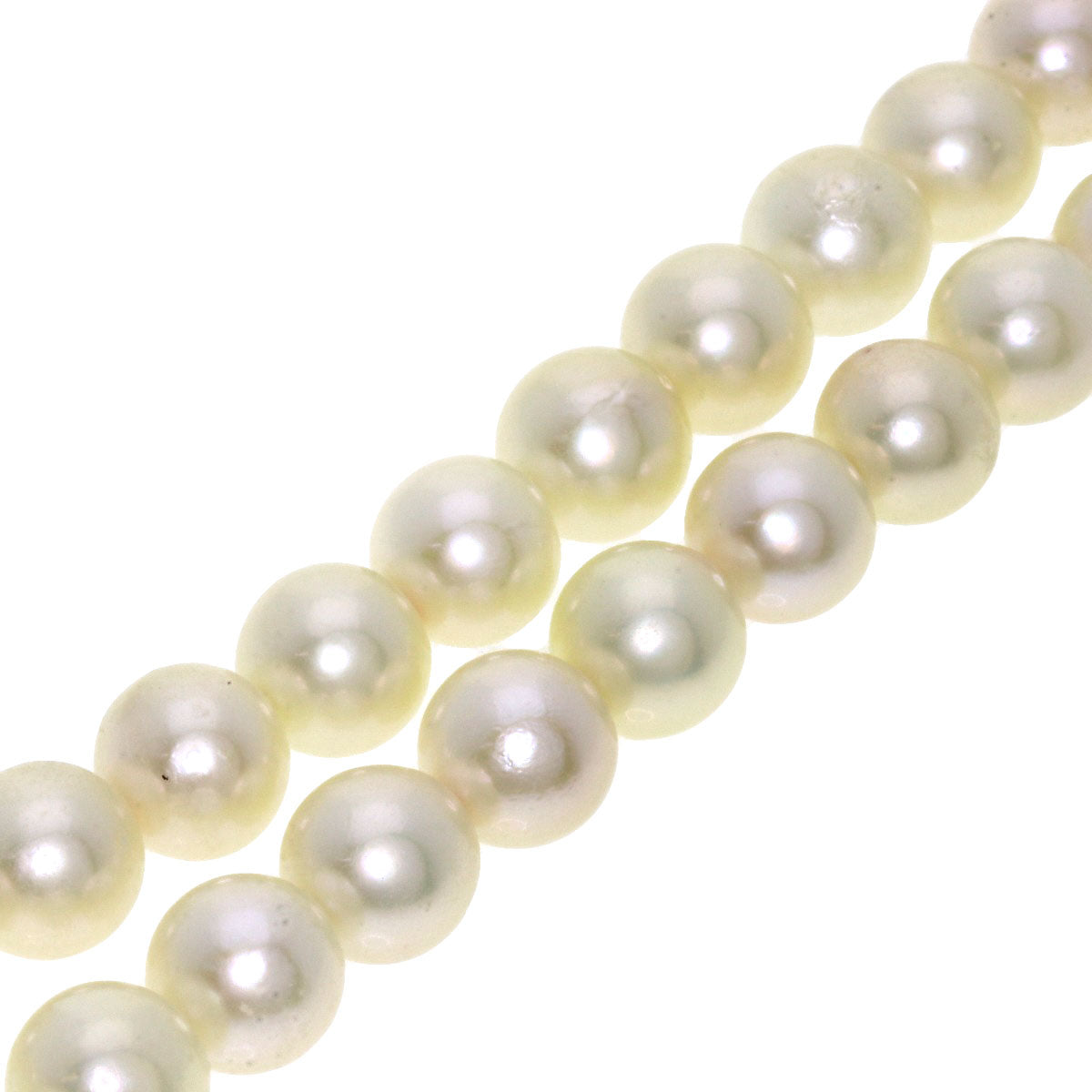 Akoya pearl Pearl Necklace Silver  21.6g　Ladies