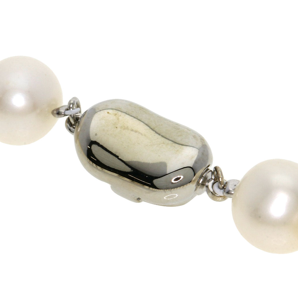 Freshwater Pearl Pearl Necklace Metal 58.5g　Ladies
