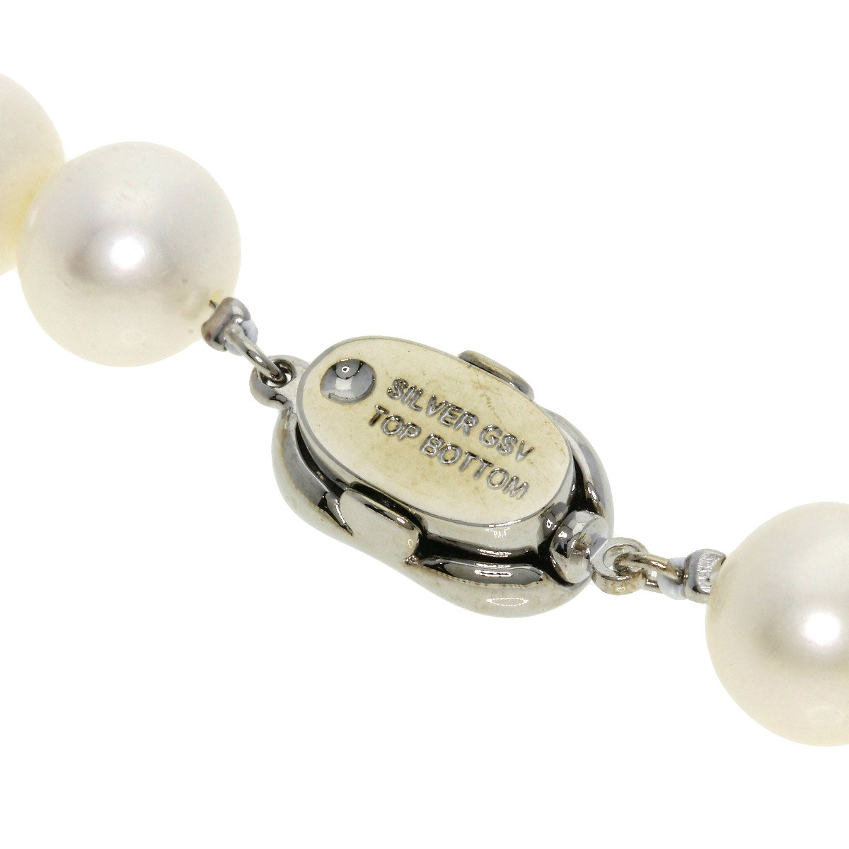 Freshwater Pearl Pearl Necklace Metal 58.5g　Ladies