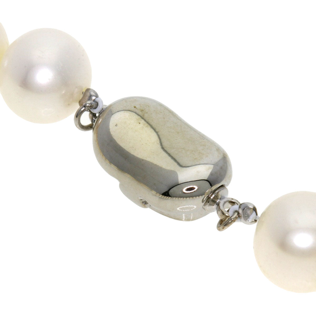 Freshwater Pearl Pearl Necklace Metal 58.5g　Ladies