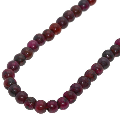 Lapis Lazuli & Azure stone Freshwater Pearl 5-row Garnet Onyx Necklace 3-piece set Necklace Metal 47.2g　Ladies