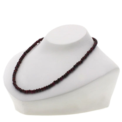 Lapis Lazuli & Azure stone Freshwater Pearl 5-row Garnet Onyx Necklace 3-piece set Necklace Metal 47.2g　Ladies