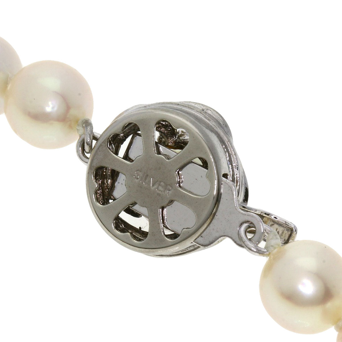 Akoya pearl Pearl Necklace Silver  37g　Ladies